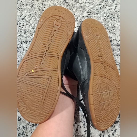 Men's Champion Arena Power HI Black Lifestyle Sneakers Size 8.5 **EUC** - Picture 3 of 9